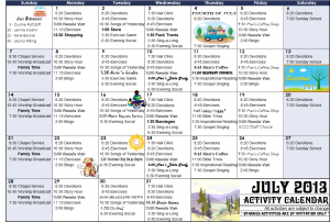 July Calendar